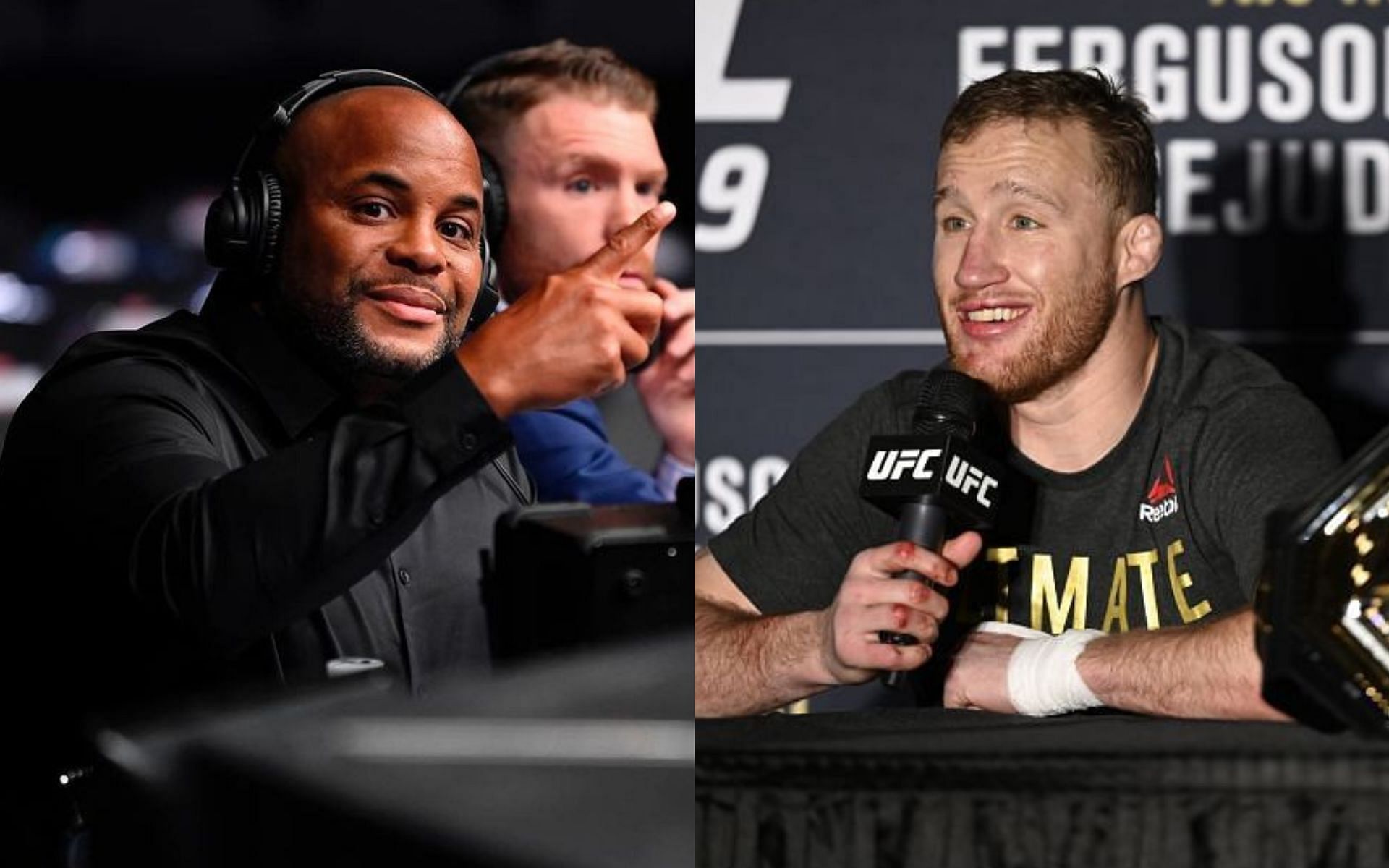 Daniel Cormier (left) and Justin Gaethje (right) [Left image courtesy: @dc_mma on Instagram]