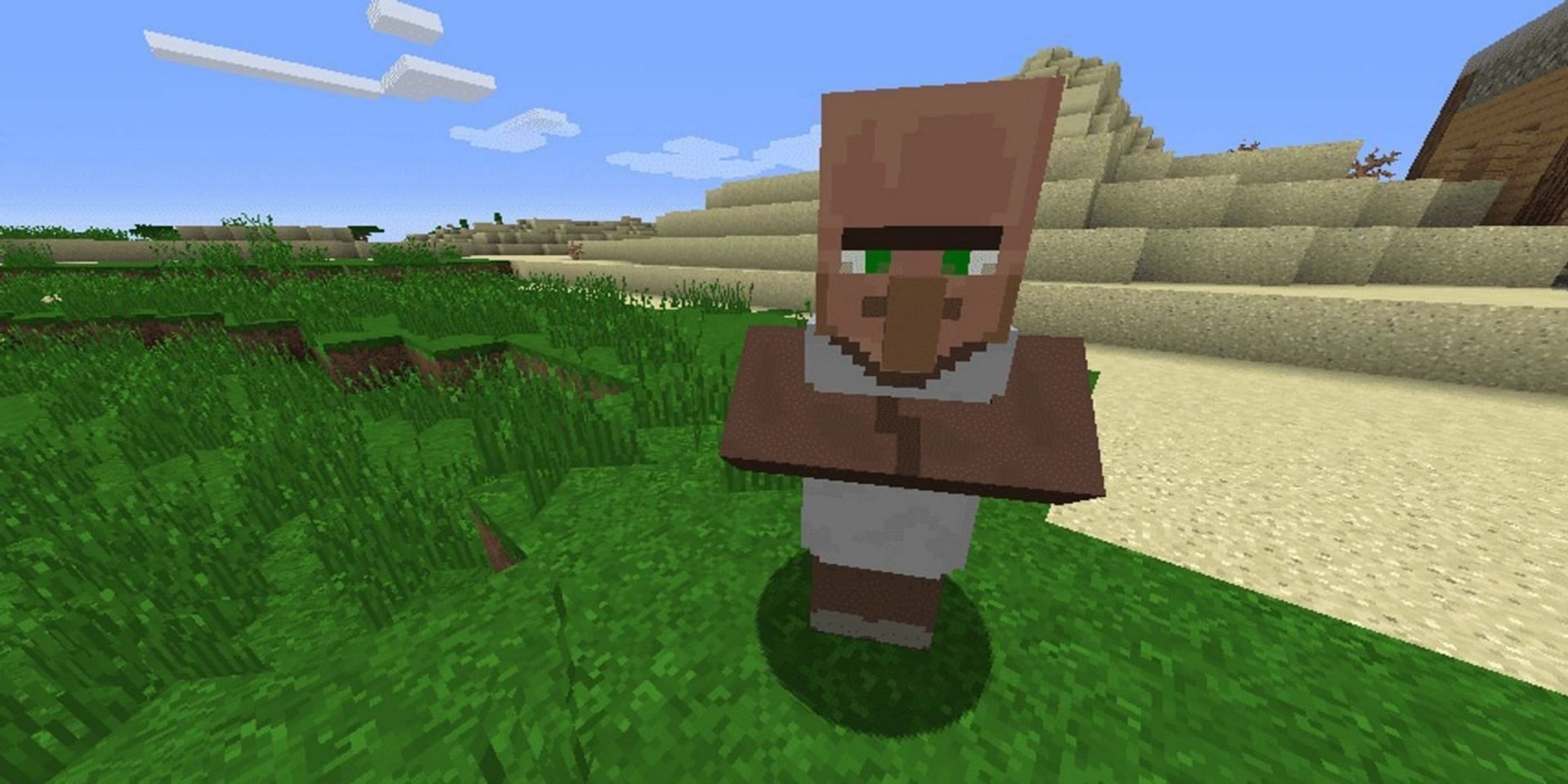 Villagers can equip armor in Minecraft for protection, though it won&#039;t be visible (Image via Mojang)
