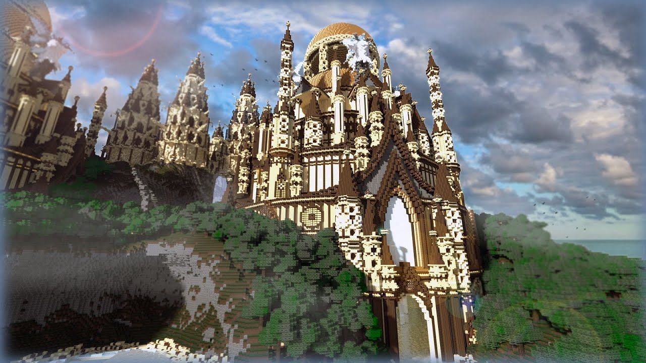 Mega builds in Minecraft (Image via Minecraft)
