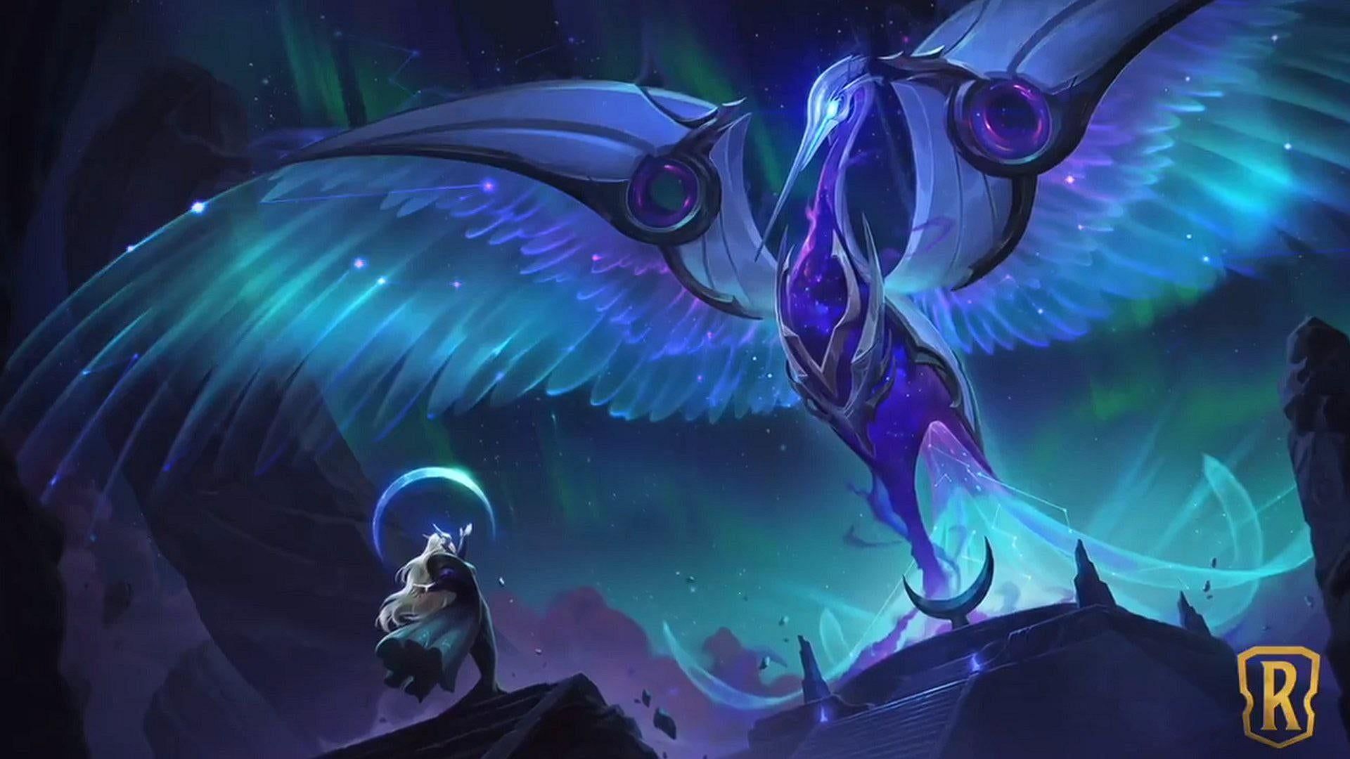 &ldquo;The Fight&rdquo;, the celestial being that empowers Calibrum (Image via League of Legends)