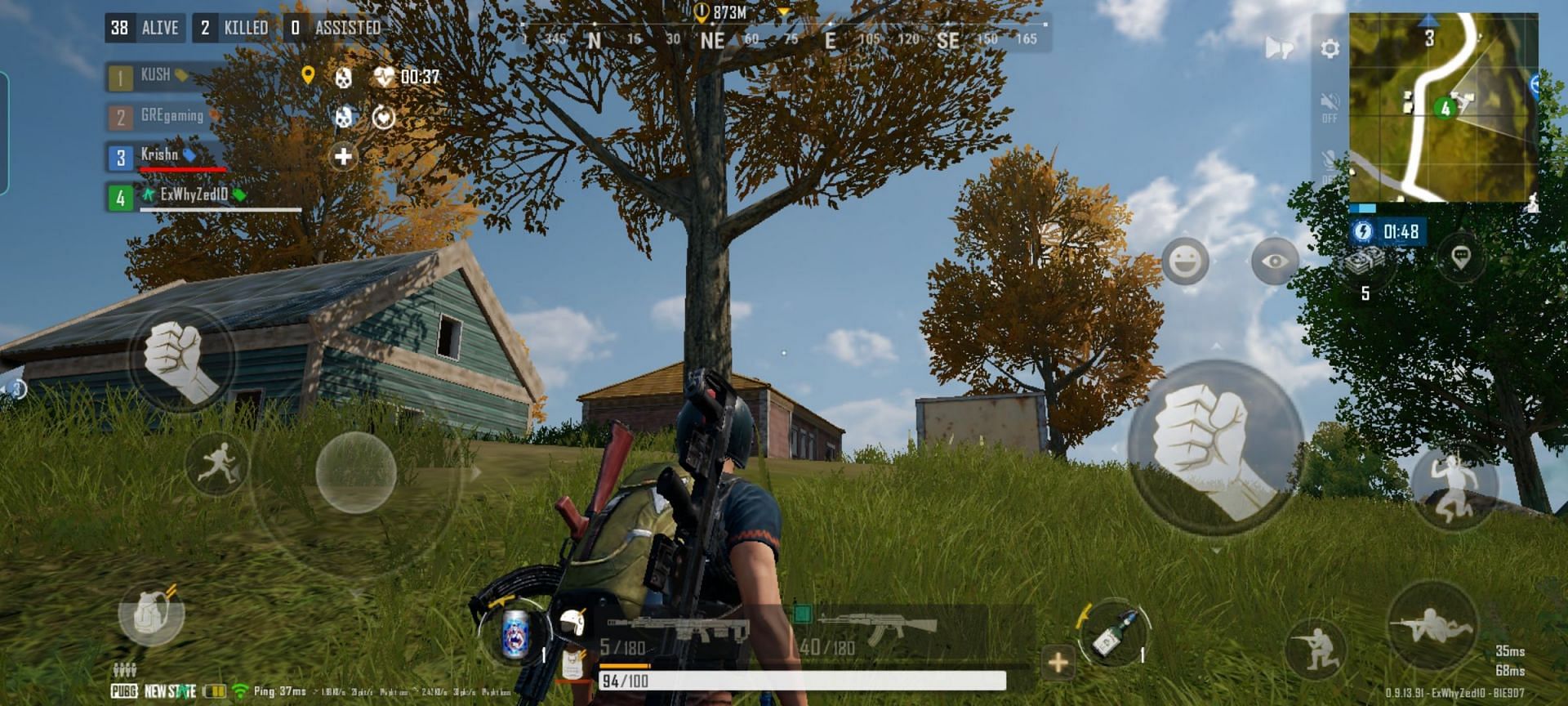 Visuals vary based on the setting (Image via PUBG New State)