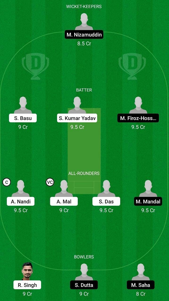 HOR vs GBM Dream11 Fantasy Suggestion #1 - Bengal Inter District T20 2021