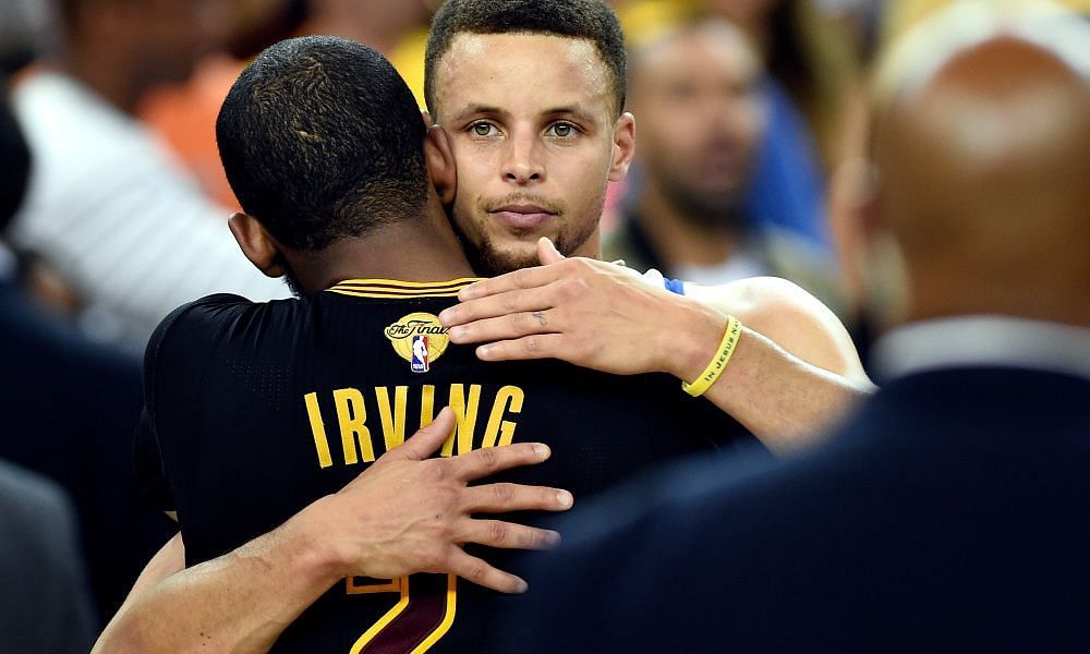 Andre Iguodala recognizes Stephen Curry and Kyrie Irving as two of the games best point guards