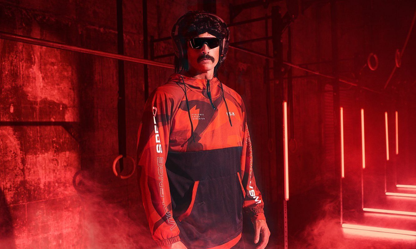 Dr Disrespect went on a rant against a viewer who criticized his merchandise quality. (Image via Dr Disrespect)