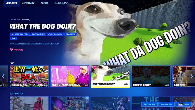 Fortnite breaks as 'Discovery Tab' features ludicrous gamemodes