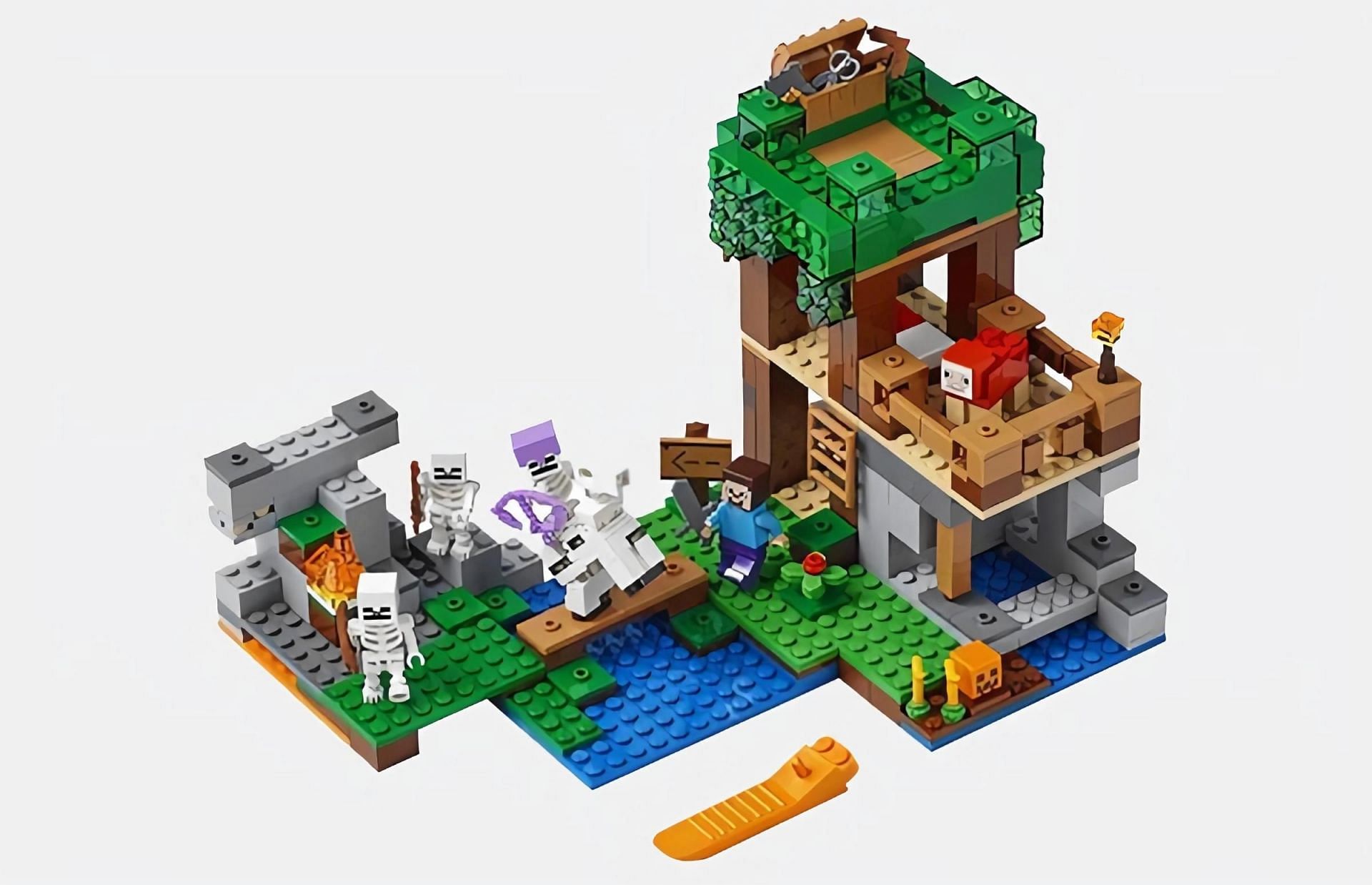The Skeleton Attack Lego set (Image via LEGO)