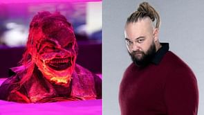 Photo: Original concept art for Bray Wyatt's "Burnt Fiend" mask revealed with exposed skull and dripping flesh