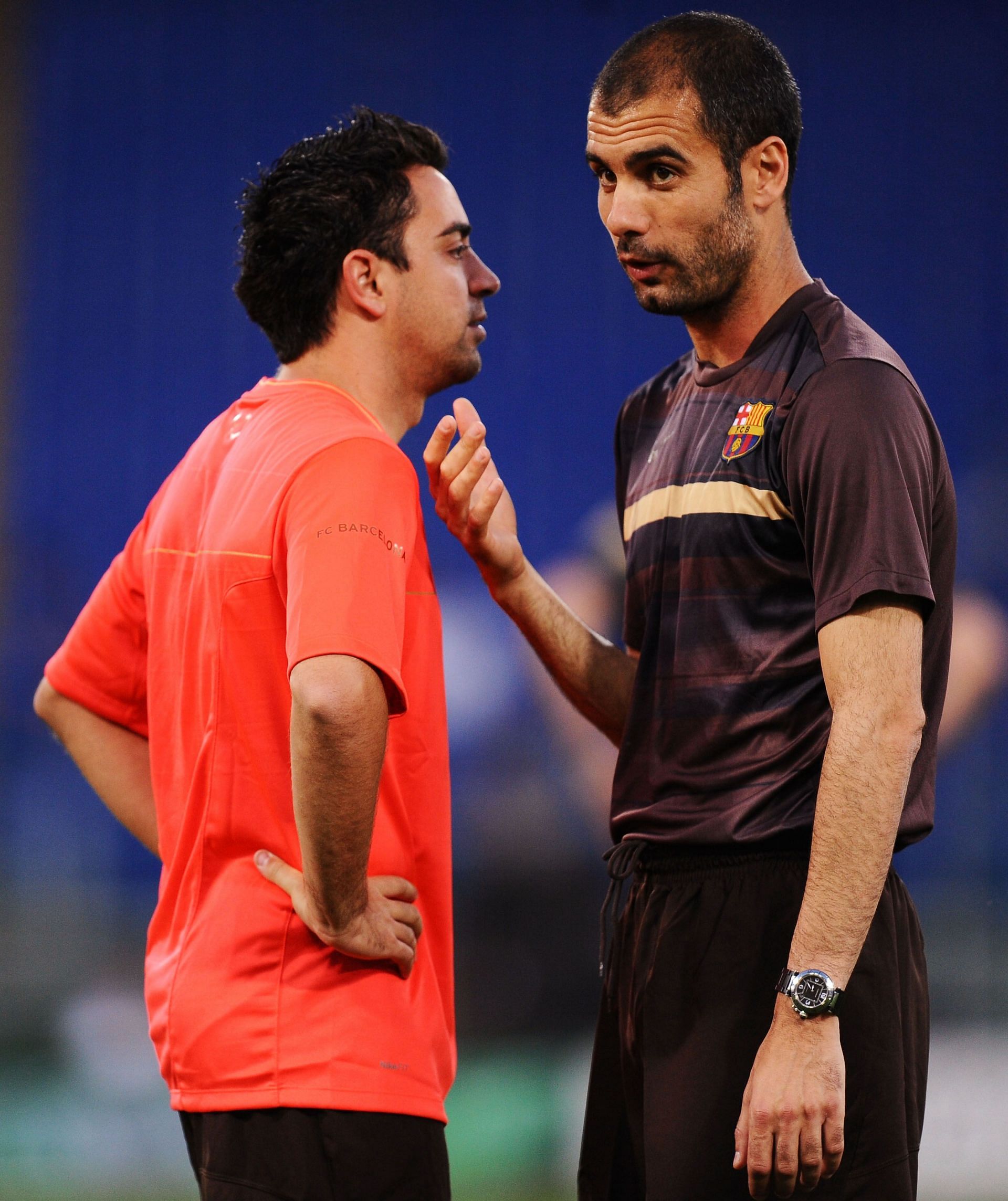 Xavi learnt closely from Pep Guardiola during the latter&#039;s tenure as manager.