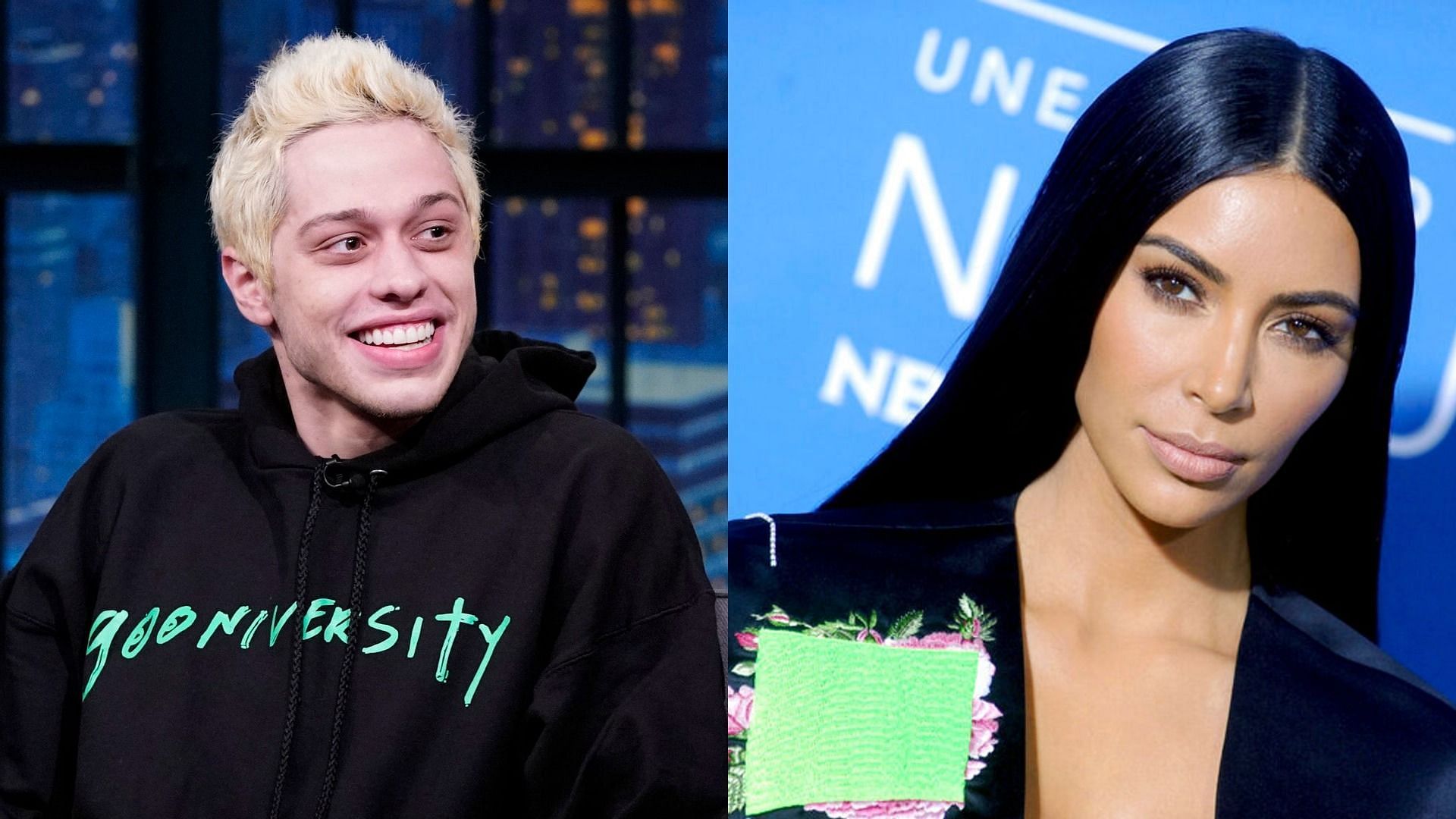 Pete Davidson and Kim Kardashian sparked dating rumors after their SNL appearance (Image via Getty Images)