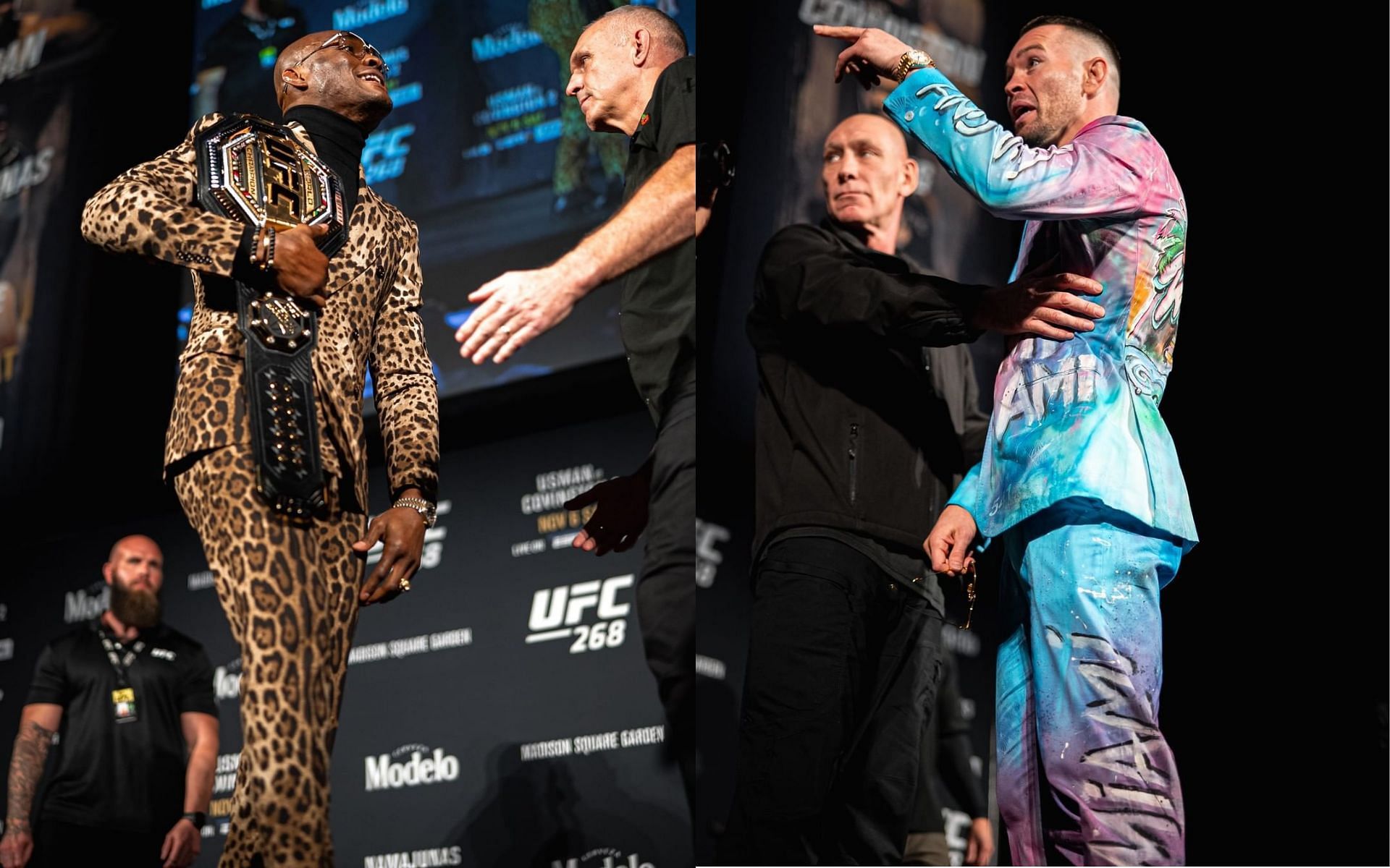 Kamaru Usman will defend his 170-pound belt against Colby Covington at UFC 268 [Image credit: @ufc via Instagram]