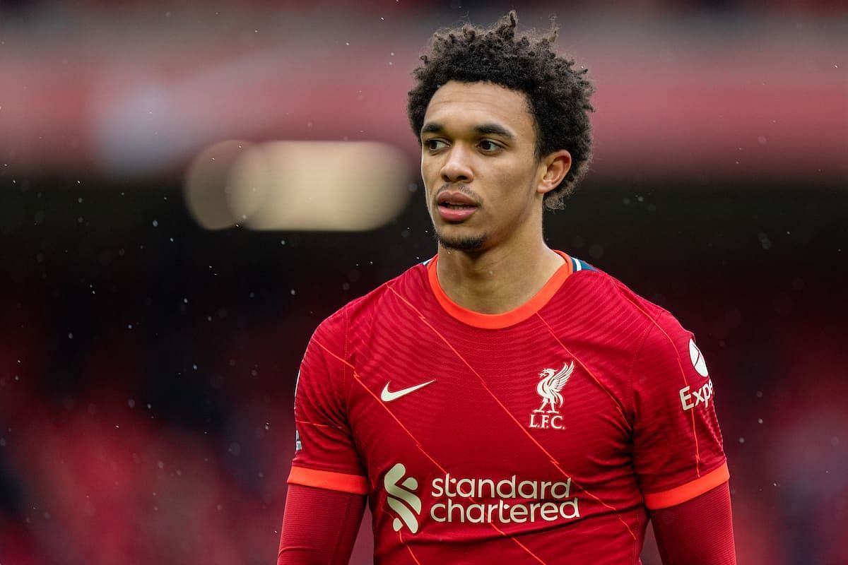 Alexander-Arnold has contributed five goals in the league in 9 games