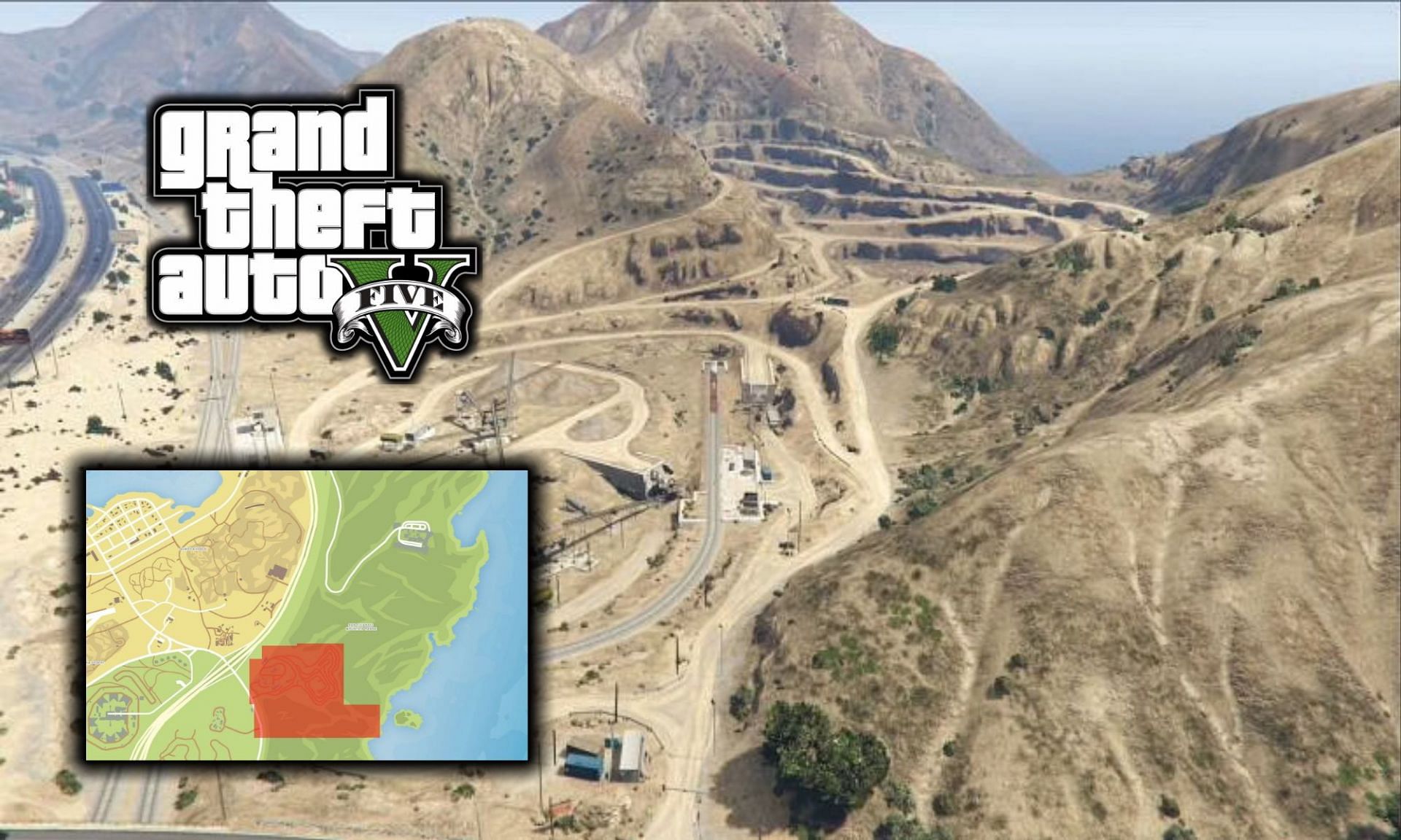 Davis Quarry in GTA 5. (Image via Sportskeeda)