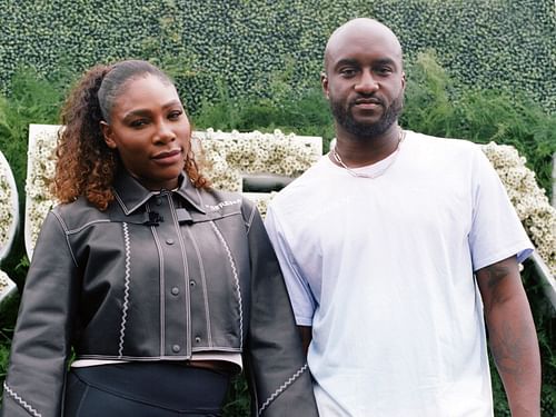 Serena Williams (L) and Virgil Abloh [Credit: Teen Vogue]