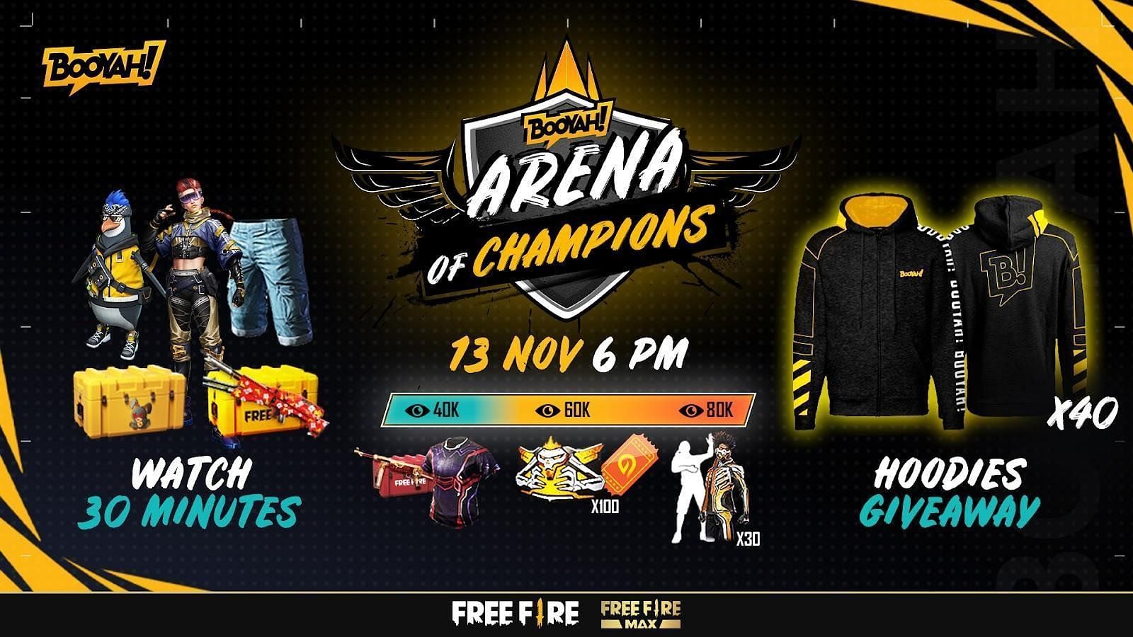 Garena celebrates BOOYAH! Day with two exciting live events: Arena