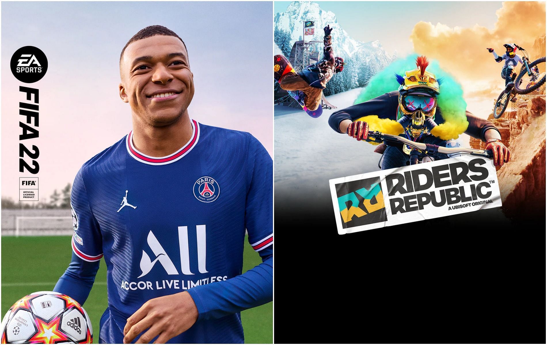 FIFA 22 and Riders Republic are must buy in the PS5 digital store Black Friday Sale (Image via Sportskeeda)