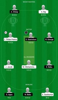 Dream11 Team for Gozo vs Atlas UTC Knights - ECS T10 Malta Encore 2021 Match 25 & 26.