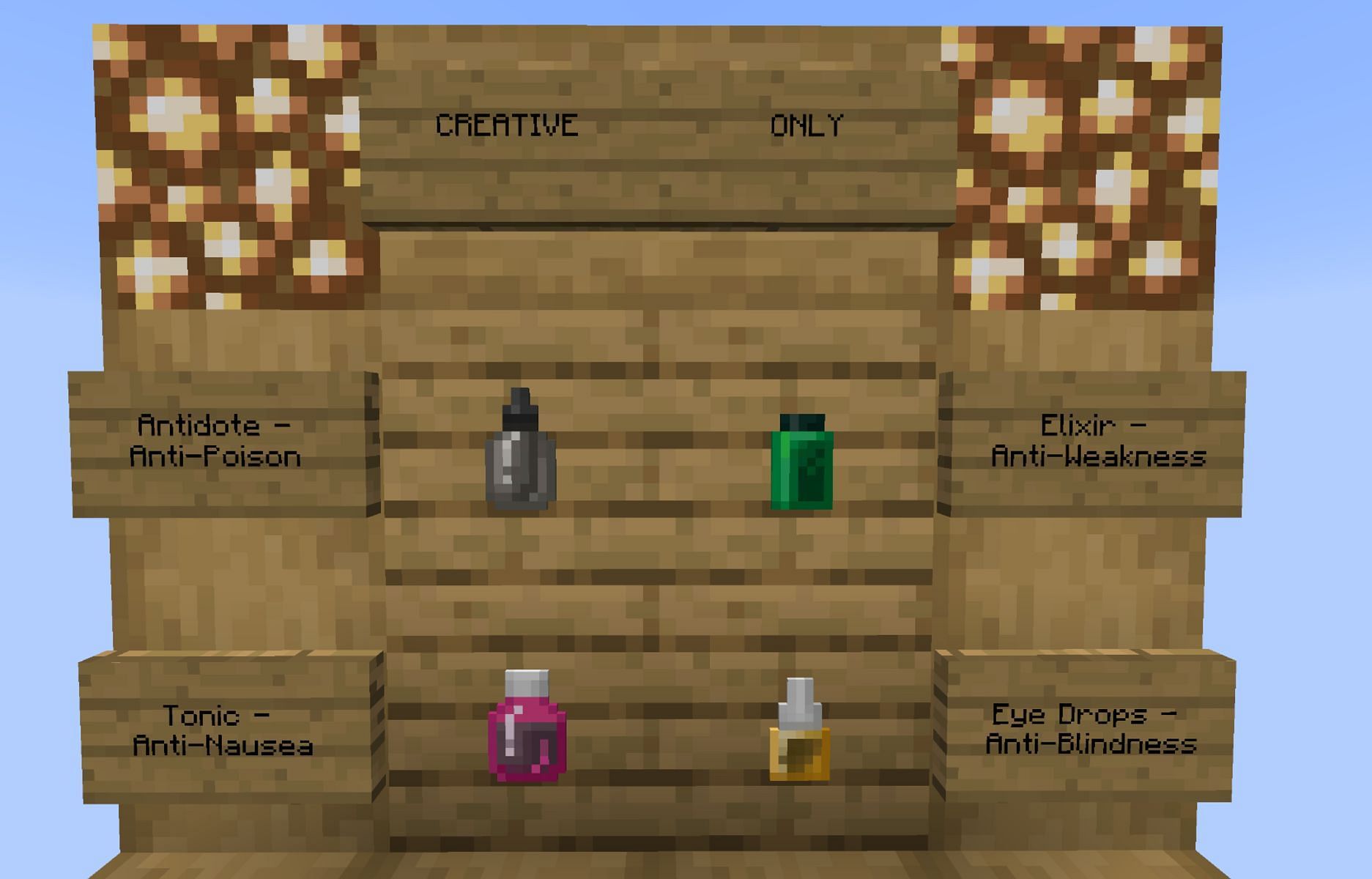Antidote is one of four medicines that can be created in Minecraft: Education Edition (Image via Mojang)