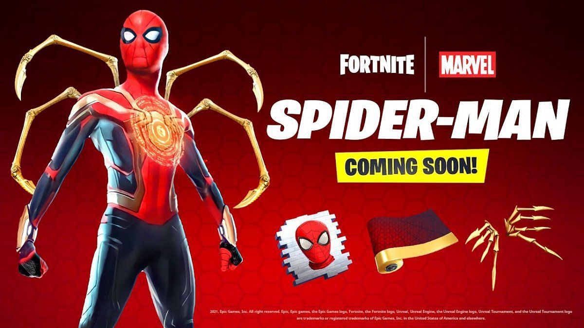 Spider-Man is very likely for the next battle pass (Image via Epic Games)