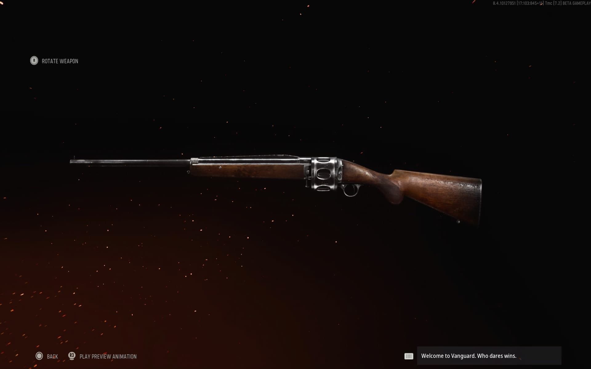 The Einhorn Revolving Shotgun in Call of Duty: Vanguard. (Image via Activision)