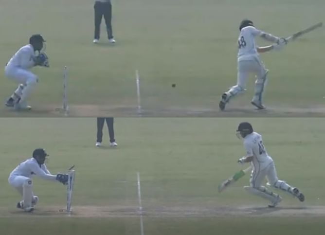 [Watch] Tom Latham misses out on century as stand-in keeper KS Bharat effects his third dismissal in 1st India vs New Zealand Test