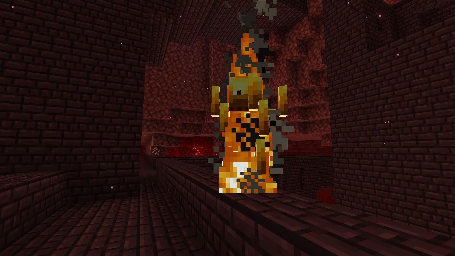 Blaze in Nether (Image via Minecraft Wiki)