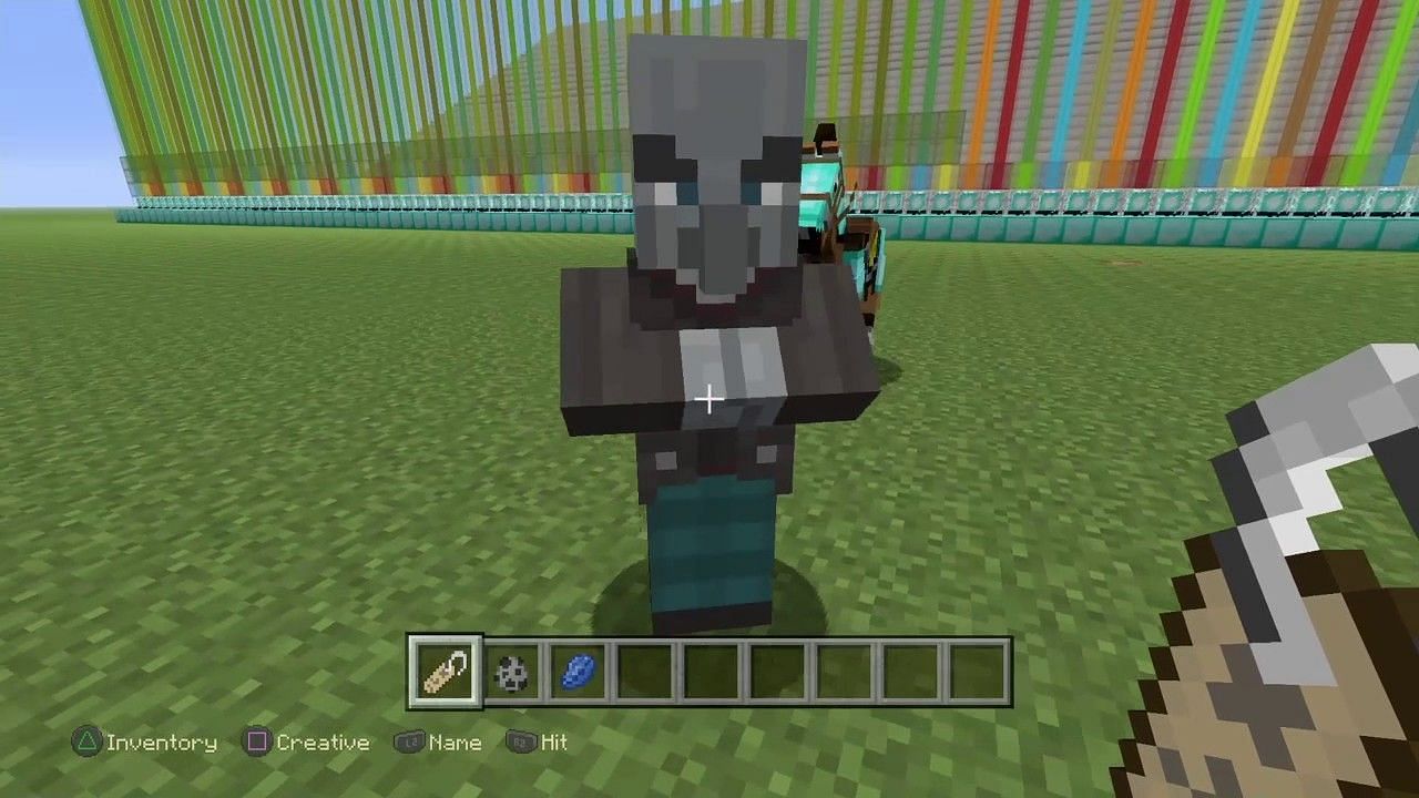 The Johnny Easter Egg can be observed via the application of a name tag to certain mobs (Image via Mojang)