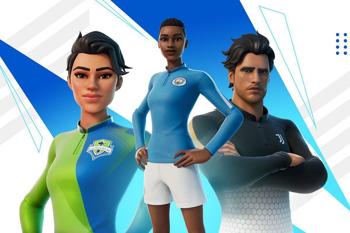 Fortnite soccer skins (Image via Epic Games)