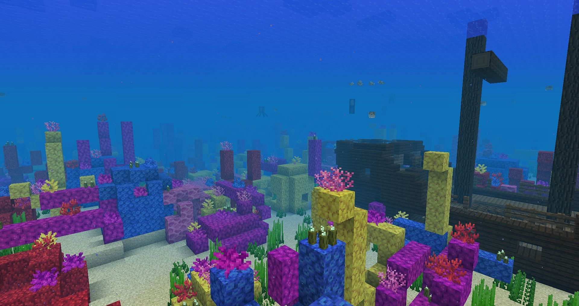 Ocean biomes (Image via Minecraft)