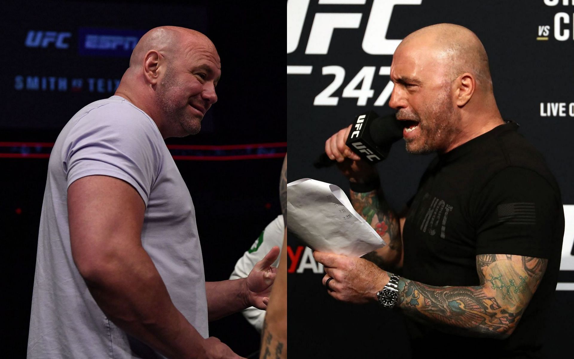 Dana White praises Joe Rogan as being one of the most passionate commentators in mixed martial arts