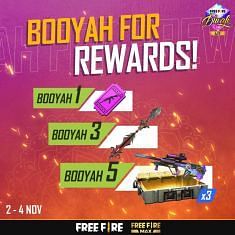 BOOYAH for rewards Free Fire Max