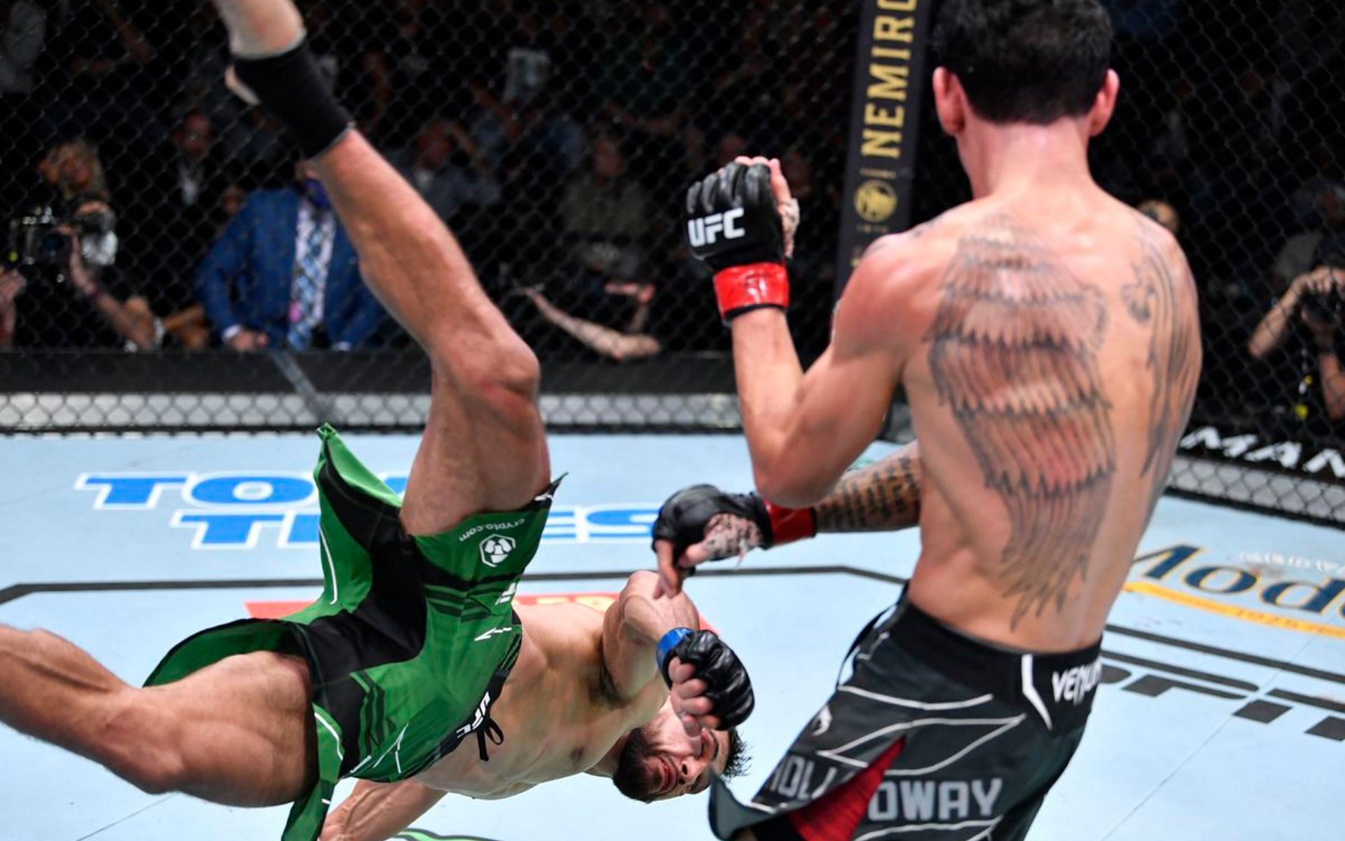 UFC Fight Night: Holloway vs. Rodriguez was crammed with wild and explosive moments