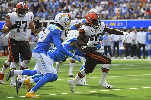 Cleveland Browns RB Kareem Hunt v Los Angeles Chargers