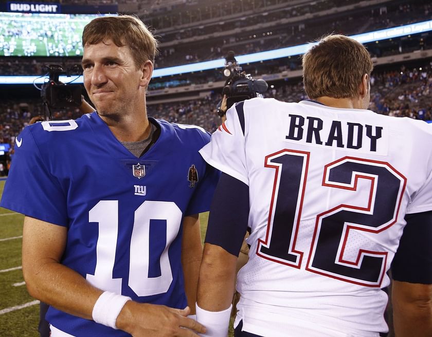 Patriots batem Giants, Brady passa Manning e vira o segundo em