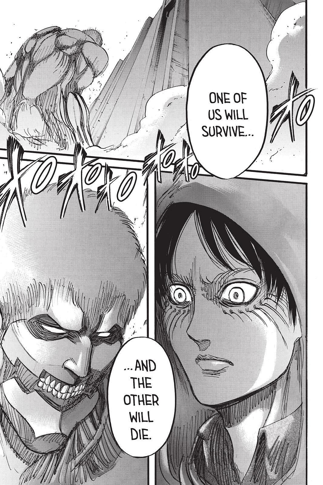 Eren vs Reiner Manga panel ( credit : Funimation)