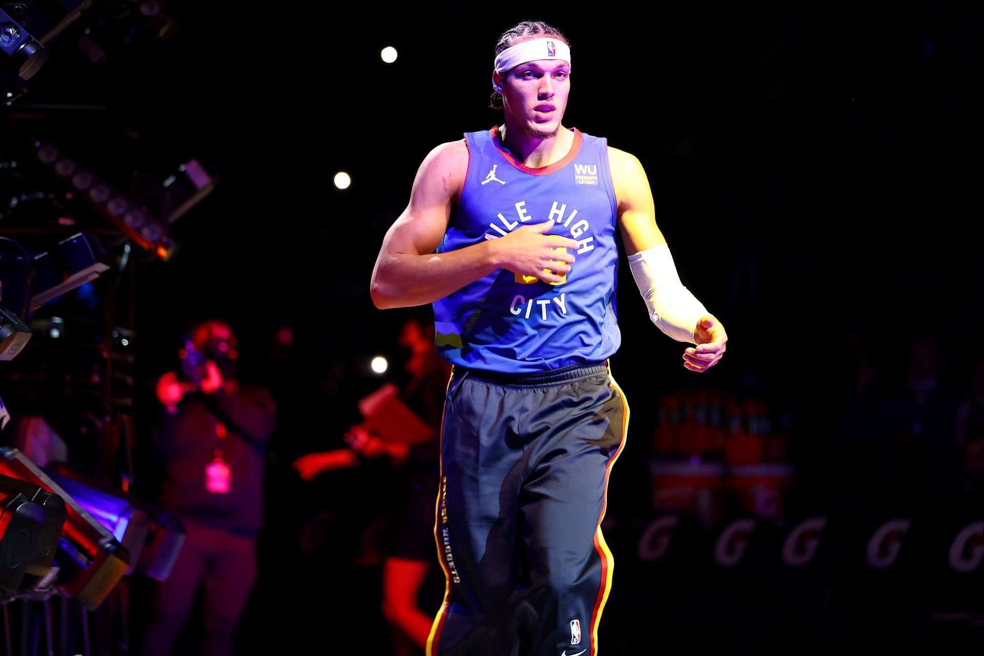 Denver Nuggets forward Aaron Gordon will need to carry the load offensively