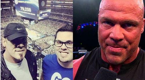 Sting-Garrett Borden (left) and Kurt Angle (right)