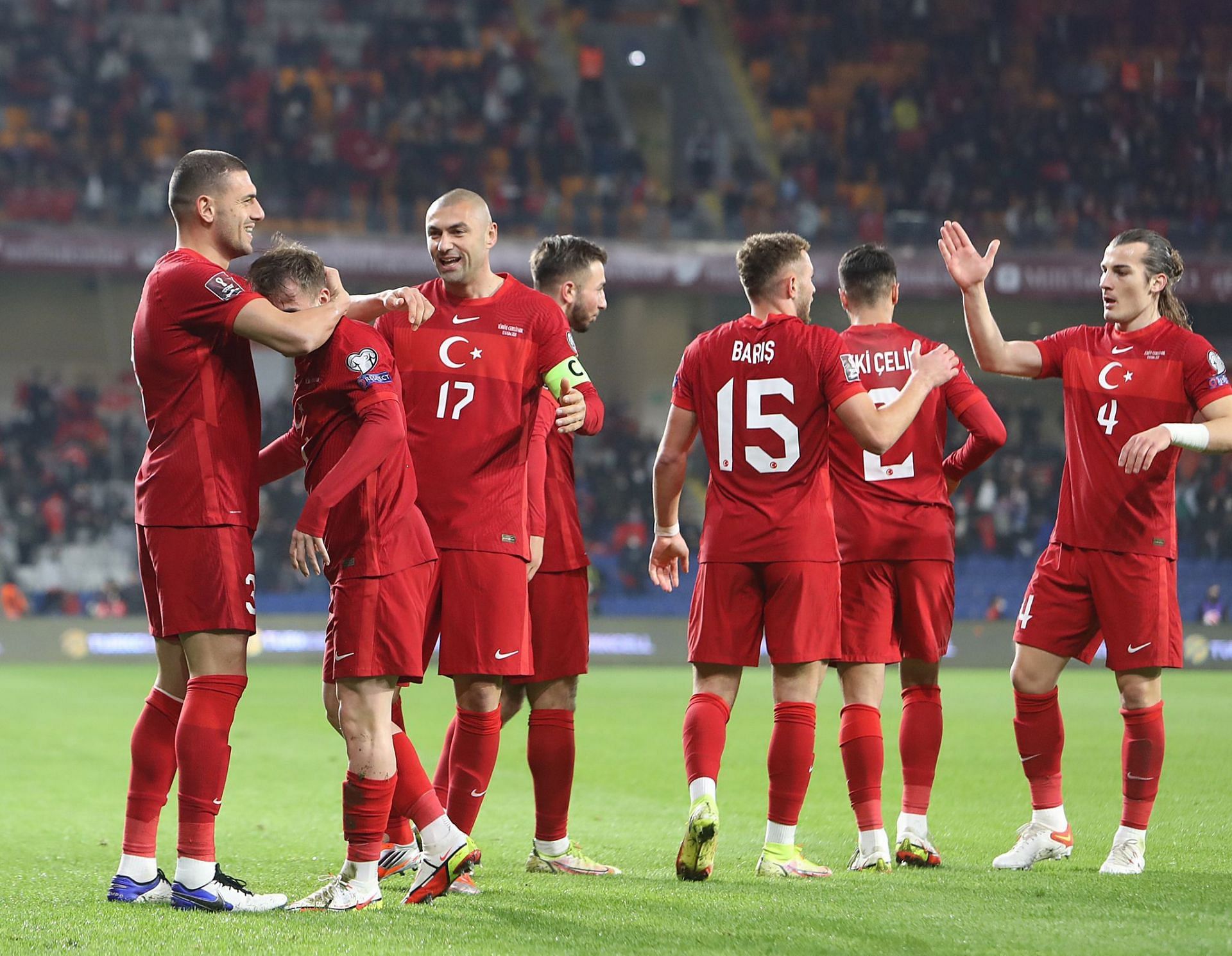 Turkey thrashed Glbraltar 6-0 in the World Cup qualifiers