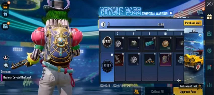 BGMI RP M5 rank 10 reward leak (Image via Mad Tamizha YT)