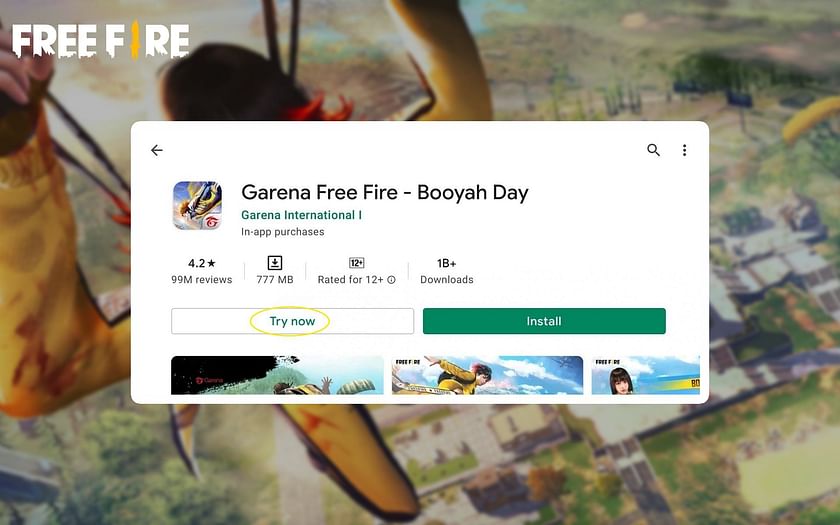 Can you play Free Fire online without downloading the full app?