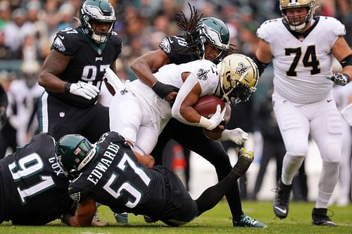 Mark Ingram of New Orleans Saints v Philadelphia Eagles