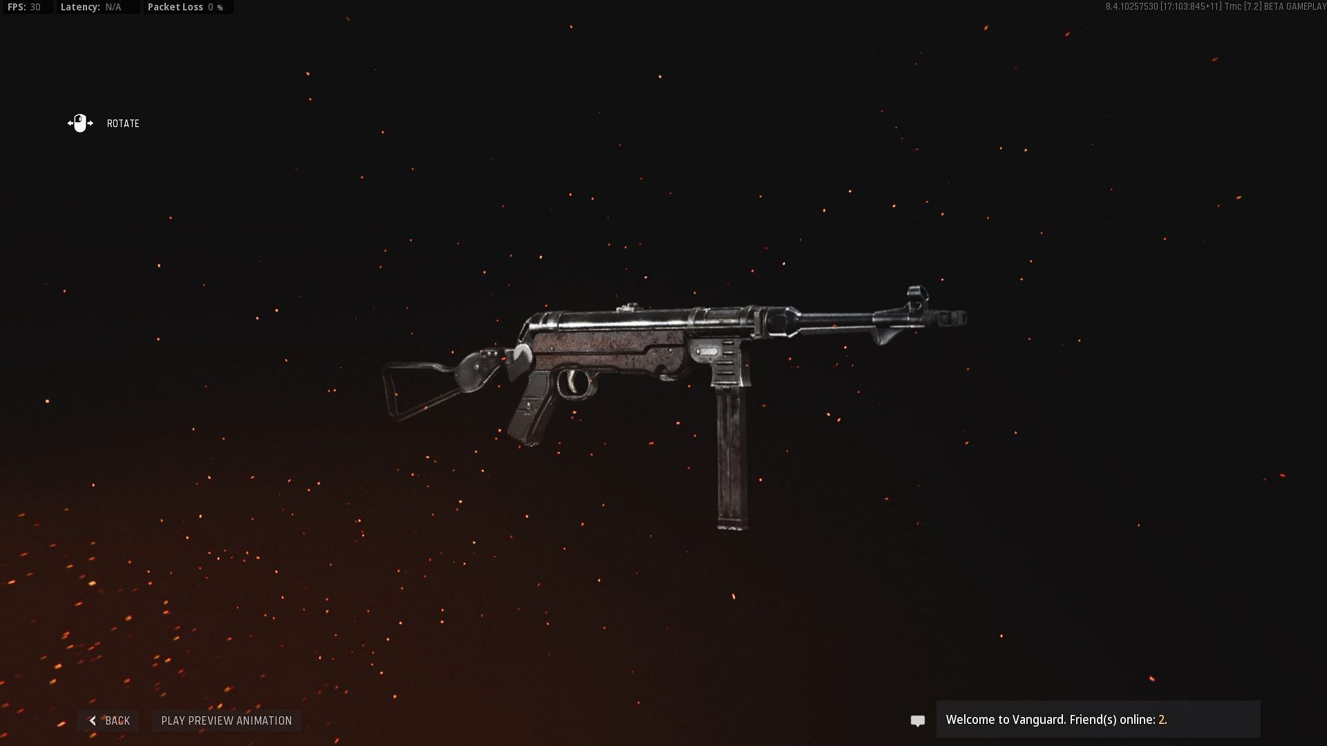 A look at the MP40 in Call of Duty: Vanguard (Image via Activision)