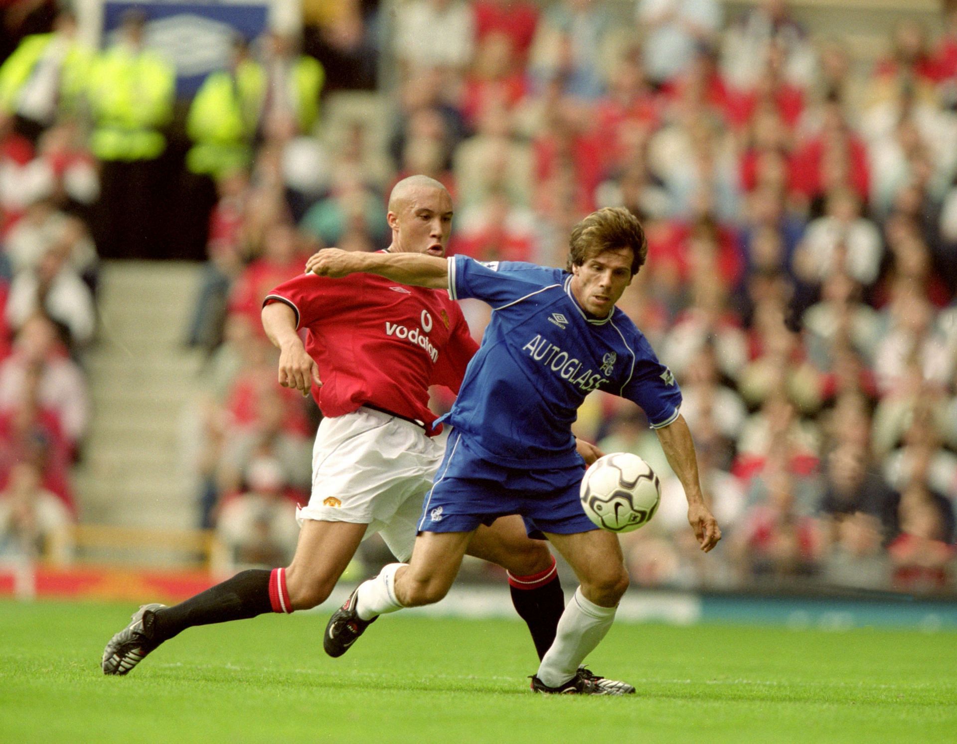 Gianfranco Zola in action of Chelsea