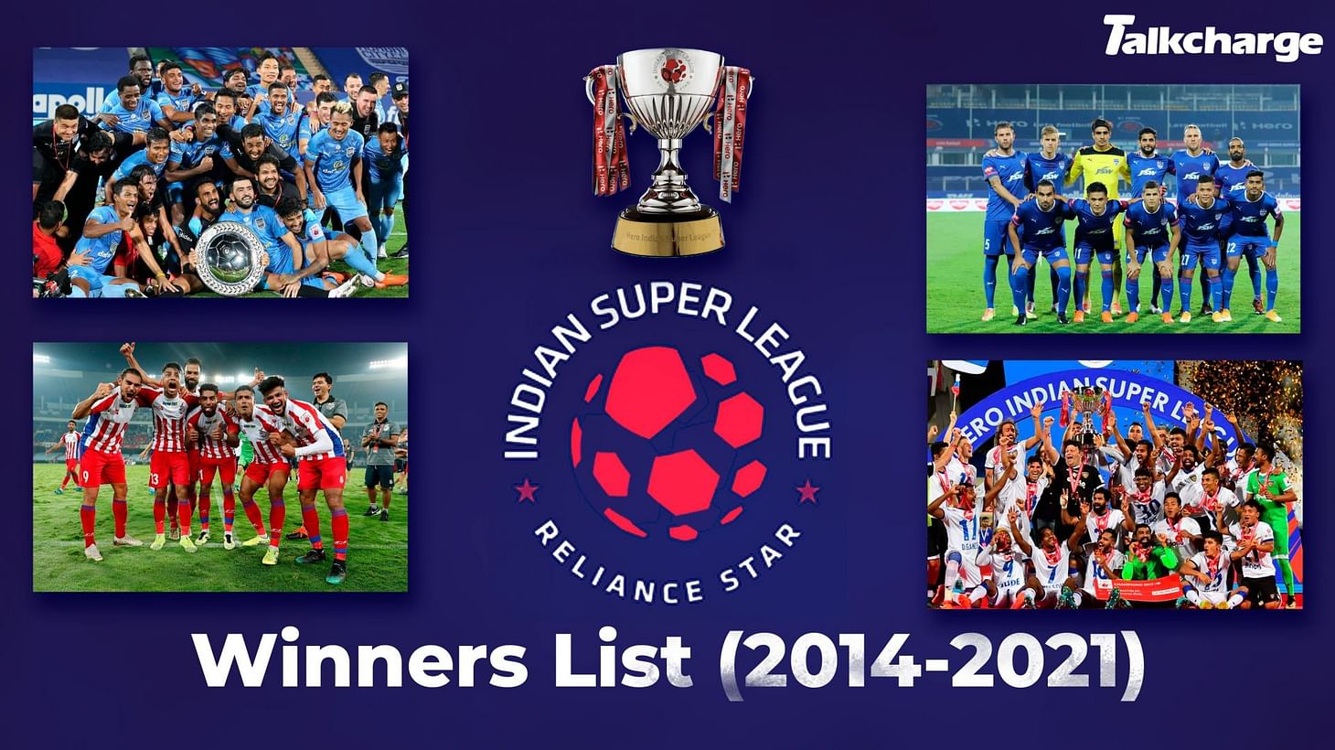 ISL Winners & Runners List From 2014 to 2022