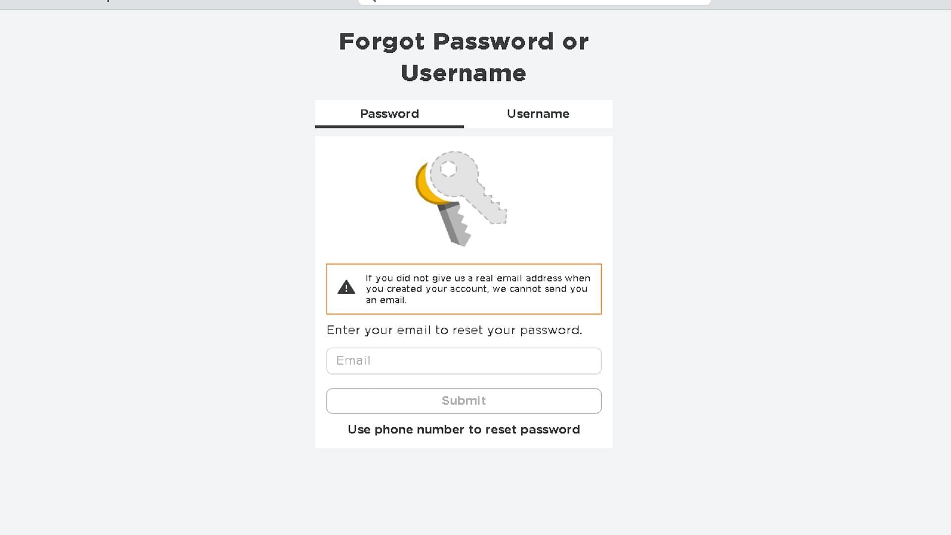 Pick a new password via email (Image via Sportskeeda)