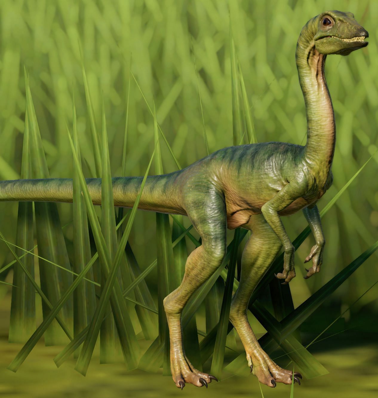 Compsognathus (Image via Jurassic world Evolution)