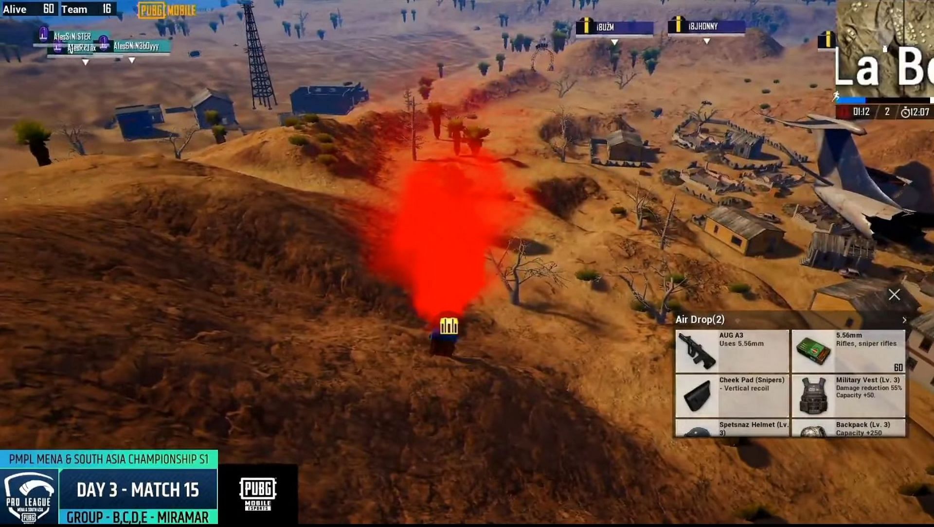 PMPL MENA and South Asia Championship League Day 3 (Image via PUBG Mobile)