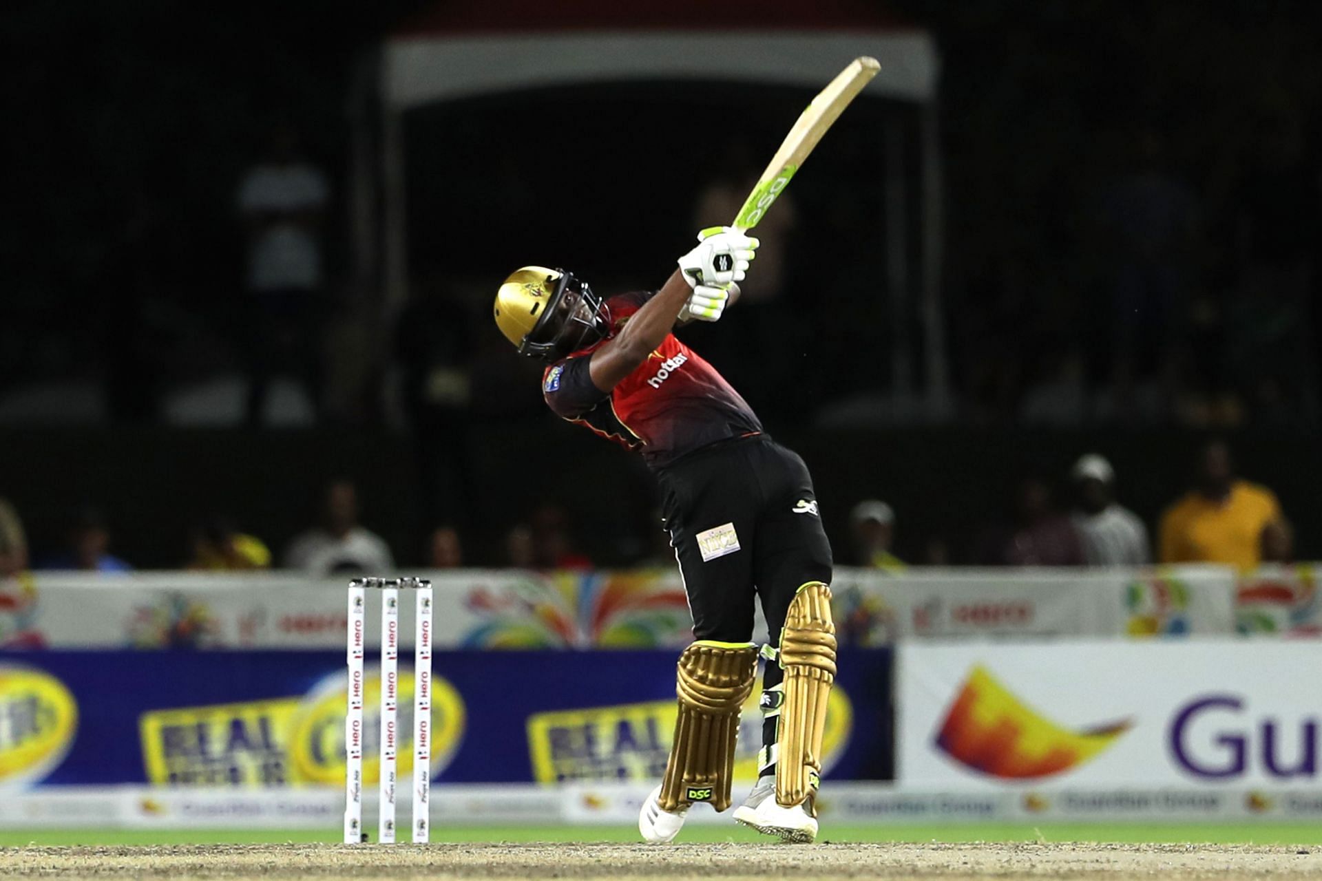 Dwayne Bravo in action during the 2018 Hero Caribbean Premier League.