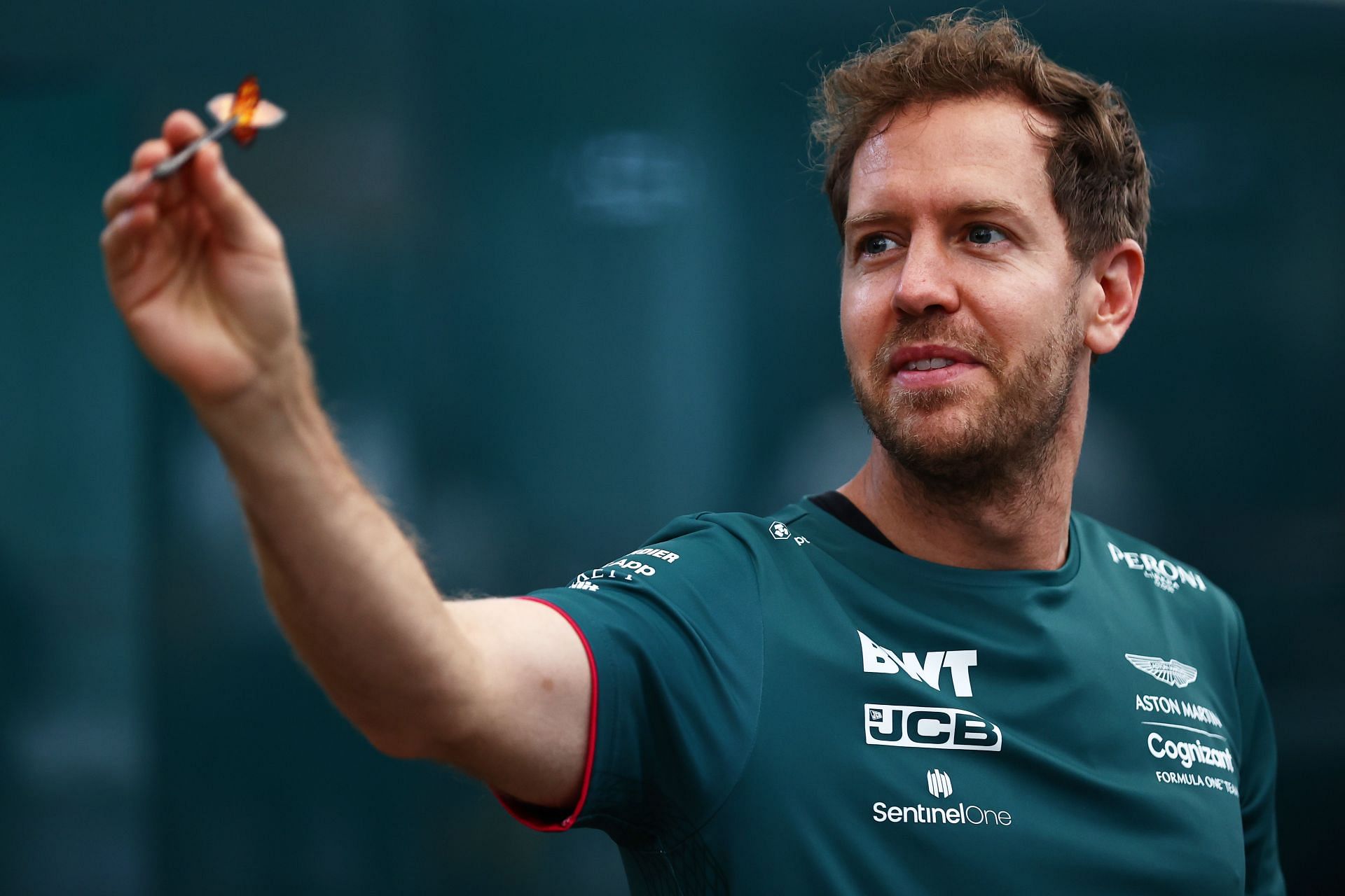 Sebastian Vettel would like to see female drivers make it in F1. (Photo by Mark Thompson/Getty Images)