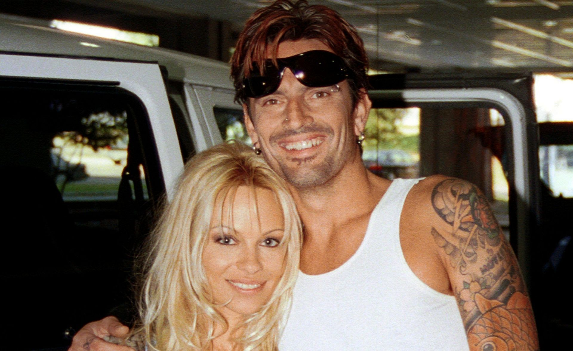 Pamela Anderson and Tommy Lee tied the knot just after four days of dating (Image via Getty Images)