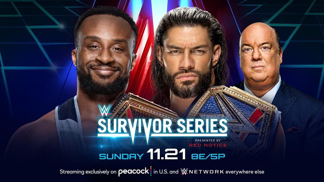 WWE Champion Big E faces Universal Champion Roman Reigns at Survivor Series